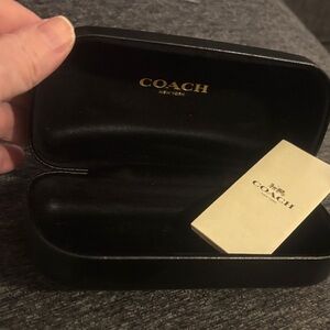 Coach Black Eyewear Case